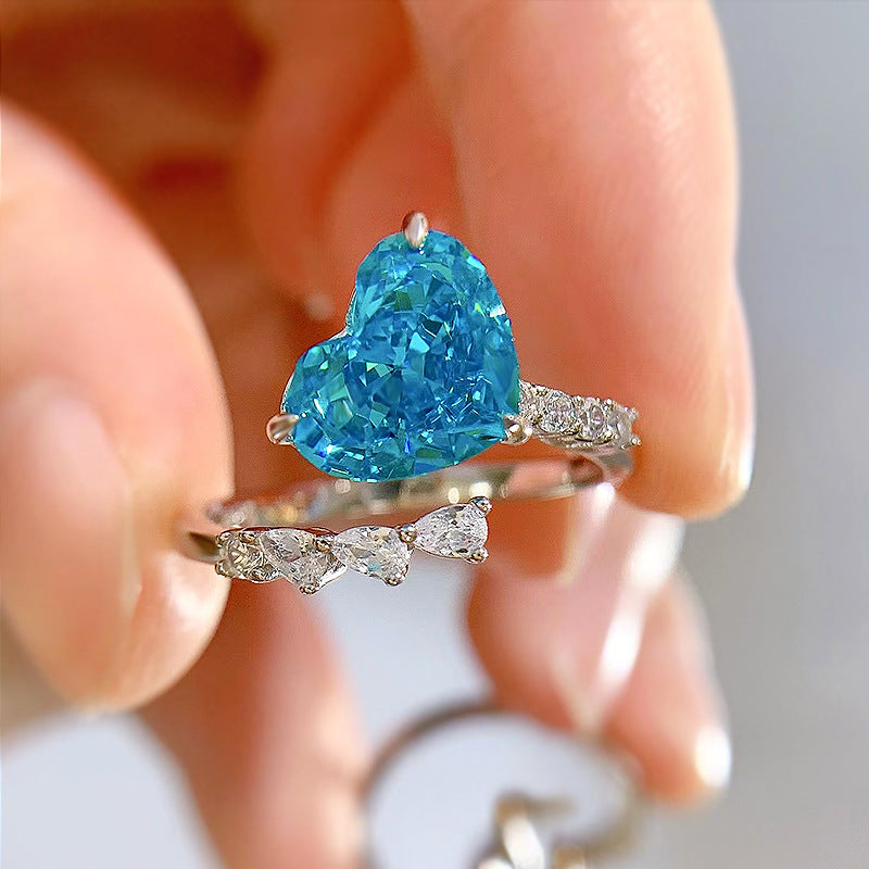 Hailanbao High Carbon Diamond Ring