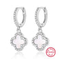 S925 Silver Jewelry Set with Natural Mother-of-Pearl