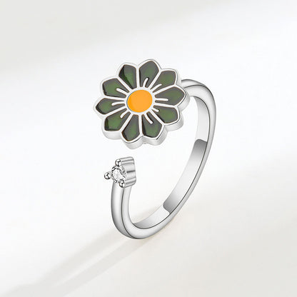 Twist Flower Fashion Ring for Women