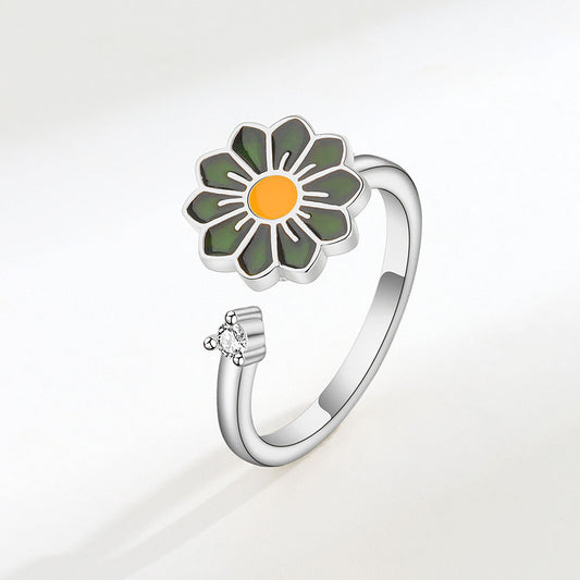 Twist Flower Fashion Ring for Women