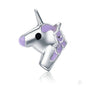 S925 Silver DIY Beads Unicorn Pendant SCC704