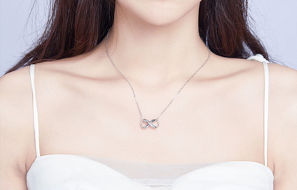 S925 Silver Infinity Beads DIY Bracelet Accessories