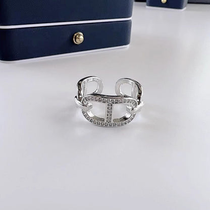 Elegant Pig Nose Fashion Ring