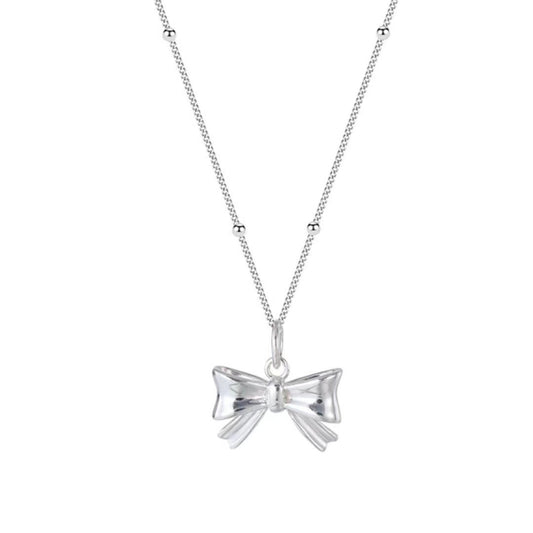Minimalist Bowknot Necklace for Women - Chic Design