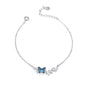 S925 Silver Swarovski Butterfly Crystal Bracelet