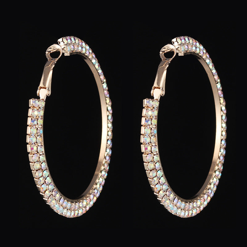 Elegant Diamond, Korean Style earrings