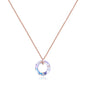 Swarovski Crystal Necklace with Fashion Layered Pendant