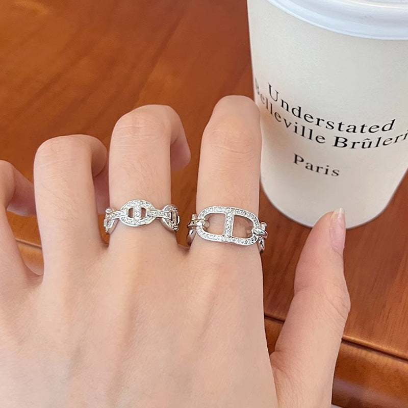 Elegant Pig Nose Fashion Ring