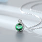 Ocean Heart S925 Silver Necklace with Swarovski Pendant