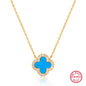 S925 Silver Jewelry Set with Natural Mother-of-Pearl