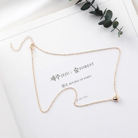 Stylish Korean Heart Pendant Choker