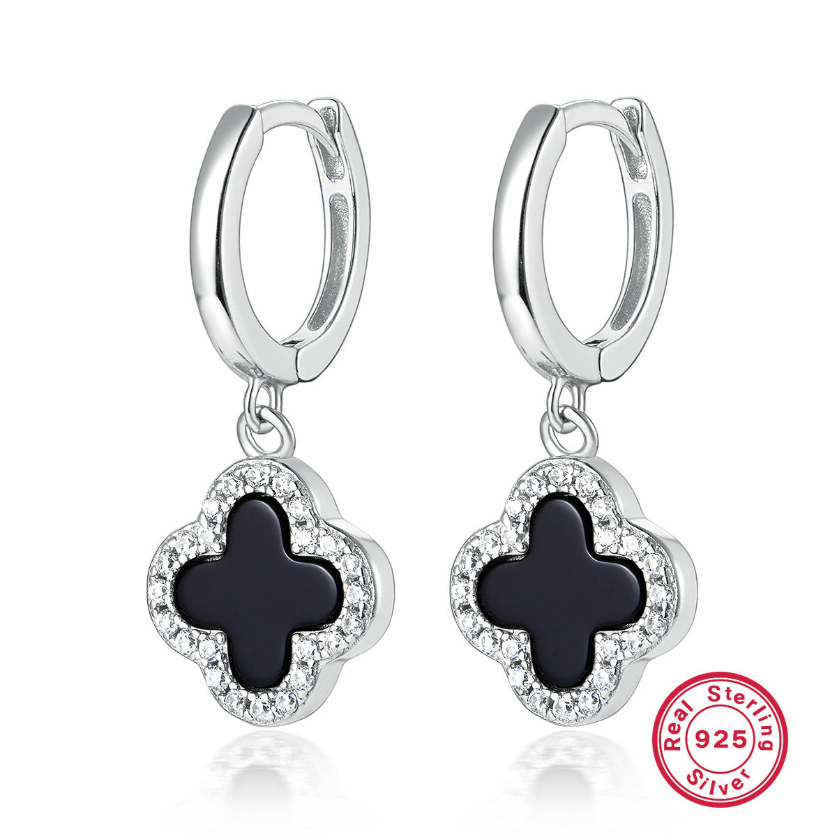S925 Silver Jewelry Set with Natural Mother-of-Pearl