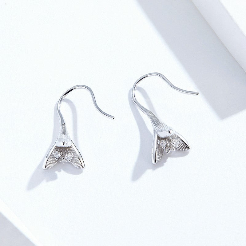 Sterling Silver S925 Textured Minimalist Earrings