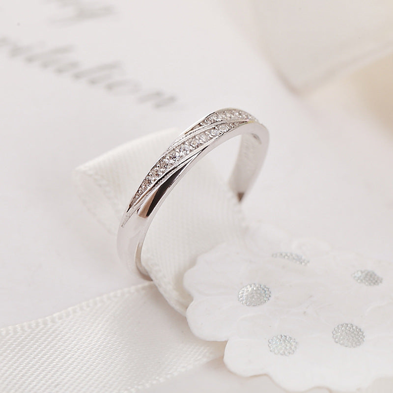 925 Sterling Silver Elegant Couples Ring