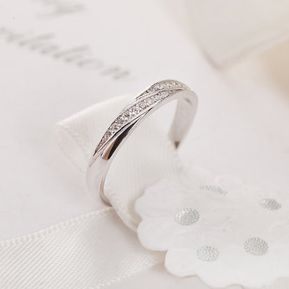 925 Sterling Silver Elegant Couples Ring