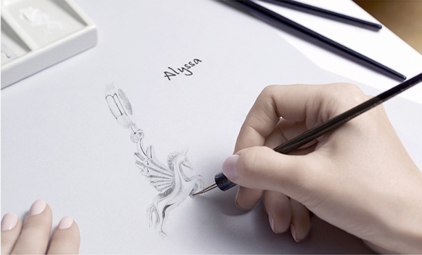 S925 Silver DIY Beads Unicorn Pendant SCC704