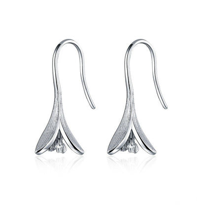 Sterling Silver S925 Textured Minimalist Earrings