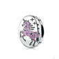 S925 Silver DIY Beads Unicorn Pendant SCC704
