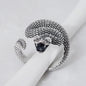 Vintage Thai Silver S925 Snake Ring in Sterling Silver