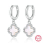 S925 Silver Jewelry Set with Natural Mother-of-Pearl