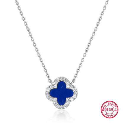 S925 Silver Jewelry Set with Natural Mother-of-Pearl