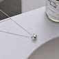 Hollow Cat Necklace - S925 Silver Minimalist Design