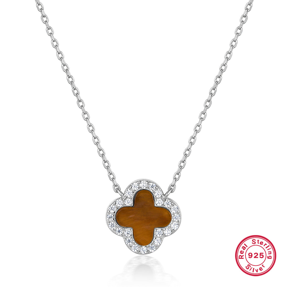 S925 Silver Jewelry Set with Natural Mother-of-Pearl
