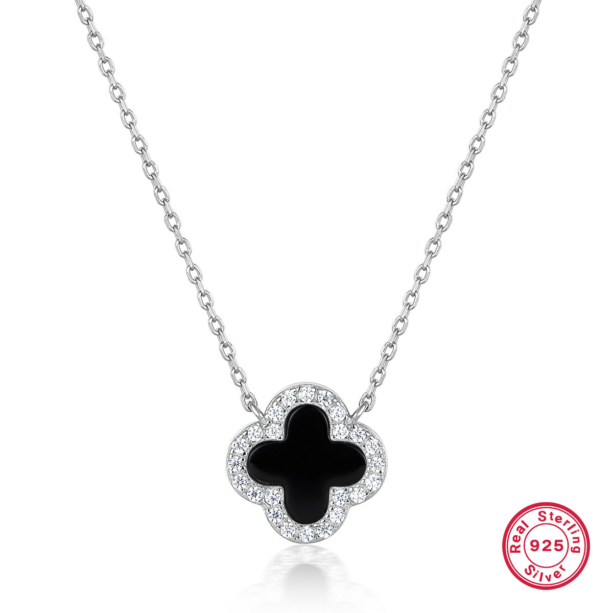 S925 Silver Jewelry Set with Natural Mother-of-Pearl