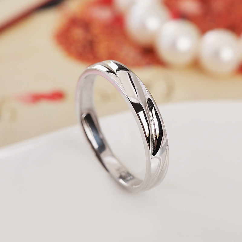 925 Sterling Silver Elegant Couples Ring