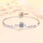 S925 Sterling Silver Starry Bracelet with Adjustable Beads