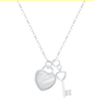Swarovski Elements Heart Lock Necklace by Xuping