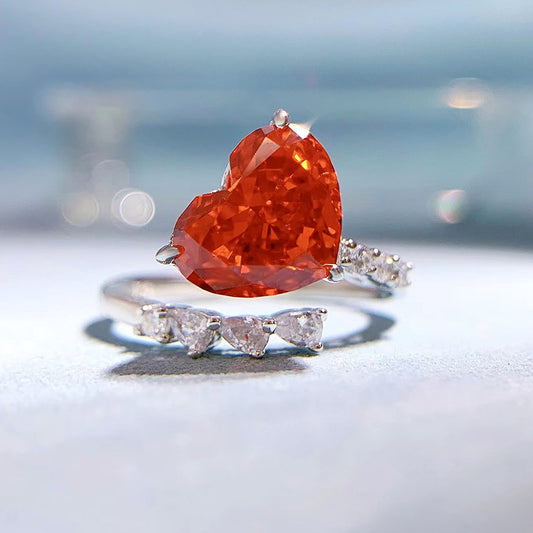 Hailanbao High Carbon Diamond Ring