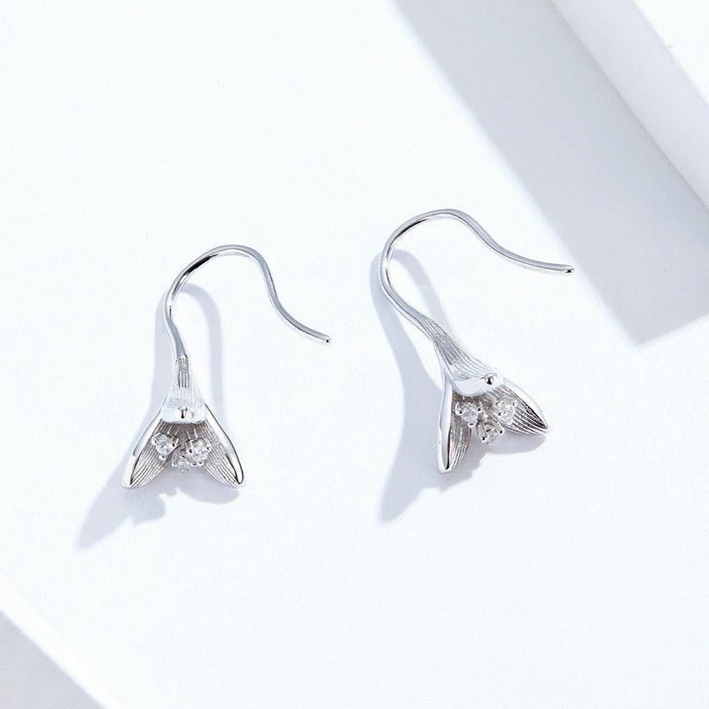 Sterling Silver S925 Textured Minimalist Earrings