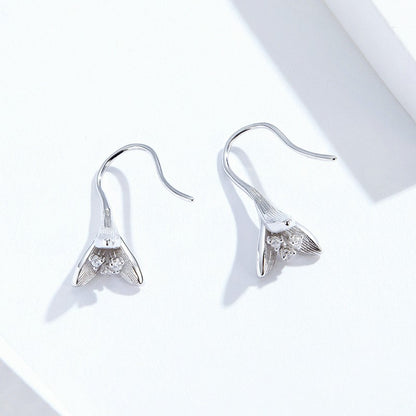 Sterling Silver S925 Textured Minimalist Earrings