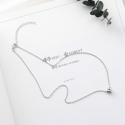 Stylish Korean Heart Pendant Choker