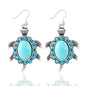 Turquoise Turtle Earrings - Ethnic Style Wholesale