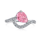 S925 Sterling Silver High Carbon Zircon Ring