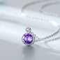 Ocean Heart S925 Silver Necklace with Swarovski Pendant