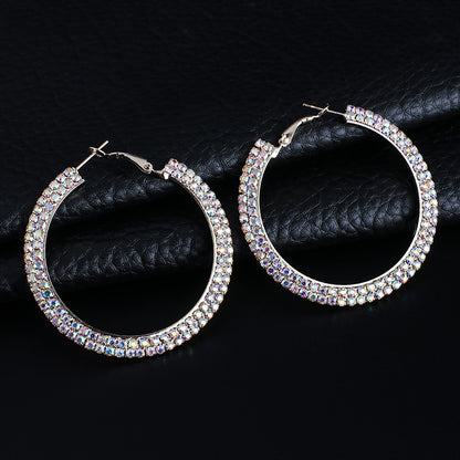 Elegant Diamond, Korean Style earrings
