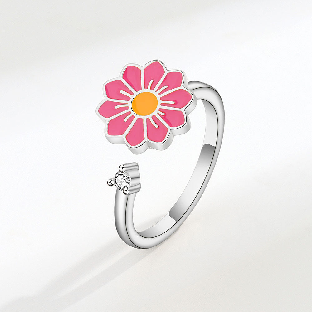 Twist Flower Fashion Ring for Women