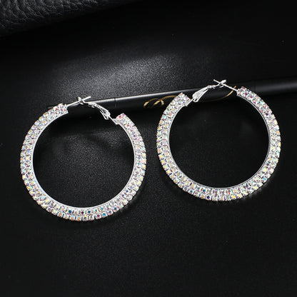 Elegant Diamond, Korean Style earrings